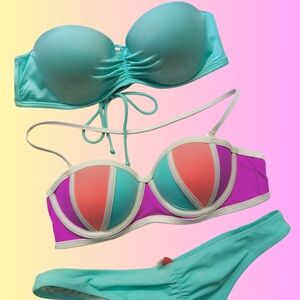 Victoria's Secret Bandeau Bikini Bundle 🌺